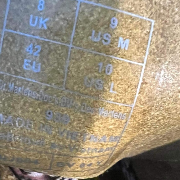 Dr.Martens Unisex 939 Ben Suede In Moss Green Padded Collar Lace Up  Boots New - Picture 11 of 15